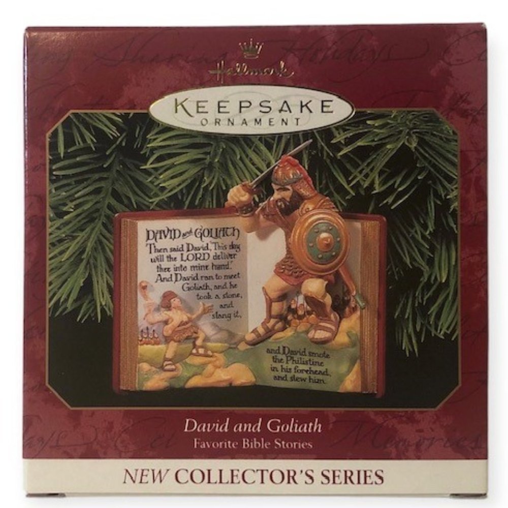 Hallmark Keepsake Christmas Ornament David And Goliath Favorite Bible Stories